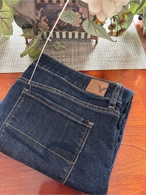 American Eagle Outfitters Women’s size 18 medium blue Super stretch Jeggings